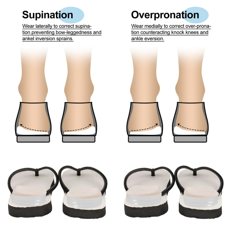 Bow Legs Orthopedic Shoe Inserts For Knee Pain Unisex Leather O/X