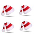 thumbnail image 1 of Gorro de Navidad, Gorro de Papá Noel para adultos, para mujeres y hombres, Gorro de Madre Navidad, Gorro de terciopelo con pompón, Gorro novedoso a rayas, Disfraz, Decoración navideña, Cosplay, 1 of 5