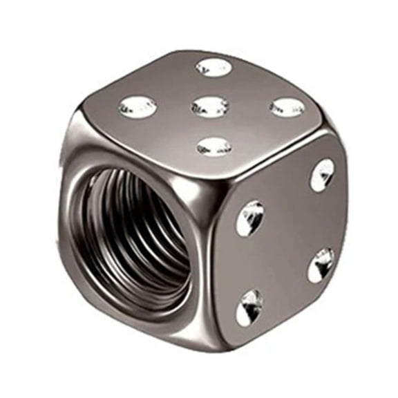 Durable Metal Tire Valve Caps Set of 4 Corrosion-Resistant Universal Fit for Cars Trucks SUVs Motorcycles