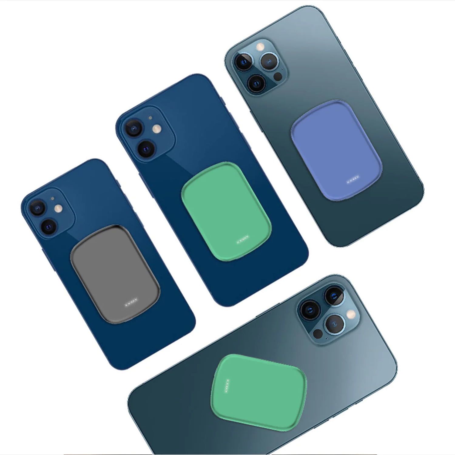 Chargomate Magnetic Portable Wireless Charger And Power Bank For Apple And Android - METALLIC GRAY