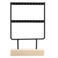 thumbnail image 4 of 24 Holes Metal Jewelry Storage Rack Elegant Jewelry Organizer Display Stand, 4 of 7