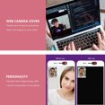 thumbnail image 2 of HLONK4pcs Laptop Camera Cover Slide Heart Shape Phone Camera Cover Webcam Blocker, 2 of 6