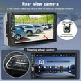 thumbnail image 4 of Podofo Double Din 7 in Touchscreen Car Stereo Radio with Wireless Apple CarPlay& Android Auto/ Bluetooth/Backup Camera, 4 of 10