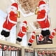 thumbnail image 2 of Toystoory Navidad Papá Noel Decoración Hogar Oficina Escalada En Cuerda Adorno Colgante Decoración De Tela 36cm Kits de decoración para fiestas 36cm, 2 of 6