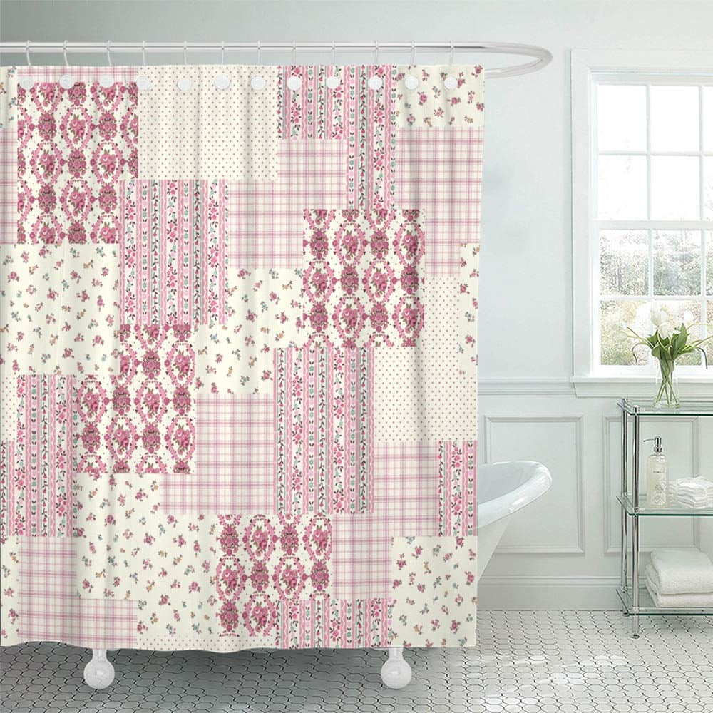 PKNMT Botanical Flower Patchwork Pattern Beautiful Beauty Blooms