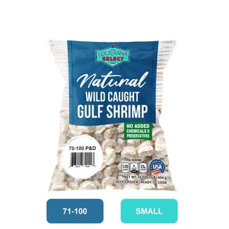 Seamazz 71/90 Peeled and Deveined Tail Off Raw White Shrimp, 2