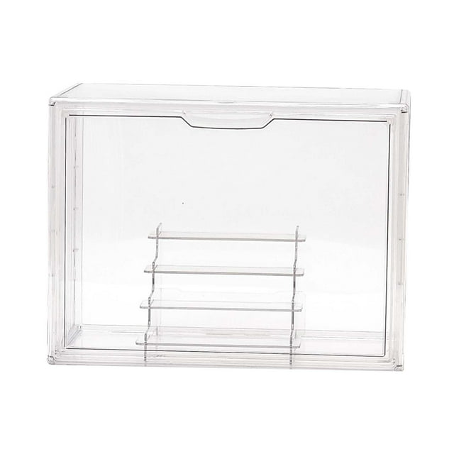 Caja De Almacenamiento Transparente Para Organizador De Bolsos, Vitrina Para Monedero Apilable Con Soporte De Exhibición SM SunniMix Vitrina transparente