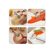 thumbnail image 4 of Rallador Pelador Acero Inoxidable Verduras Vegetales Juliana Xtellar plateado, 4 of 4