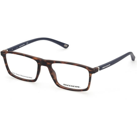 Skechers SE3302 052 Men's Dark Havana Rectangular Frame Eyeglasses