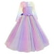 thumbnail image 2 of Vestido IBTOM CASTLE Rainbow-Purple Floral Encaje 7-8 Años, 2 of 6