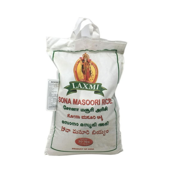 Riz Sona Masoori 9,09 kg 20 livres