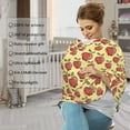 thumbnail image 4 of Haiem Fruit Baby Nursing Cover & Nursing Poncho - Multi Use Cover for Baby Car Seat Canopy, Stroller Cover, 360°Full Privacy Breastfeeding Coverage, 4 of 9