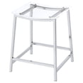 thumbnail image 5 of Jovani Acrylic Backless Counter Stool Chrome (Set of 2), 5 of 8