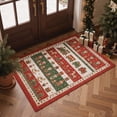thumbnail image 3 of KUETH 2'x6' Christmas Machine Washable Runner Rug, Non-Slip Rugs for Kitchen, Hallway, Corridor and Entryway, Red, 3 of 8