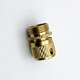 thumbnail image 1 of unbranded Conector Dorado Para Manguera De Jardín Compatible Con Estándar Americano, 1 of 8