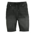 thumbnail image 5 of No Boundaries Men's and Big Men's Knit Denim Shorts, 5 of 5