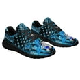 thumbnail image 6 of Gnome Nurse American flag US Shoes Sneakers for Women Men Black Size 4, 6 of 7