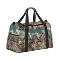 thumbnail image 2 of Easygdp Roman Chariot Horse Race Bolsa de Gimnasio, Bolsa de Viaje Duffel, Bolsa de Fin de Semana con Compartimentos, Bolsa de Mano para Noche, 2 of 7