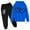 Blue, variant on Tiijoy Toddler Girls Valentine's Day Sweatsuit Active Hoodie Sweatpants Set, Sizes 3-4T