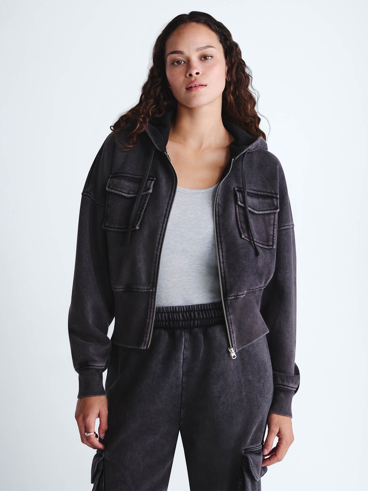 Scoop Women’s and Women’s Plus Full Zip Hoodie, Sizes XS-4X