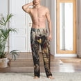 thumbnail image 6 of Lsque Bald Eagle Soldier Print Men's Pajama Pants, Lounge Pant - Comfortable Home Wear,Elastic Waistband, Stylish Design-XX-Large, 6 of 9