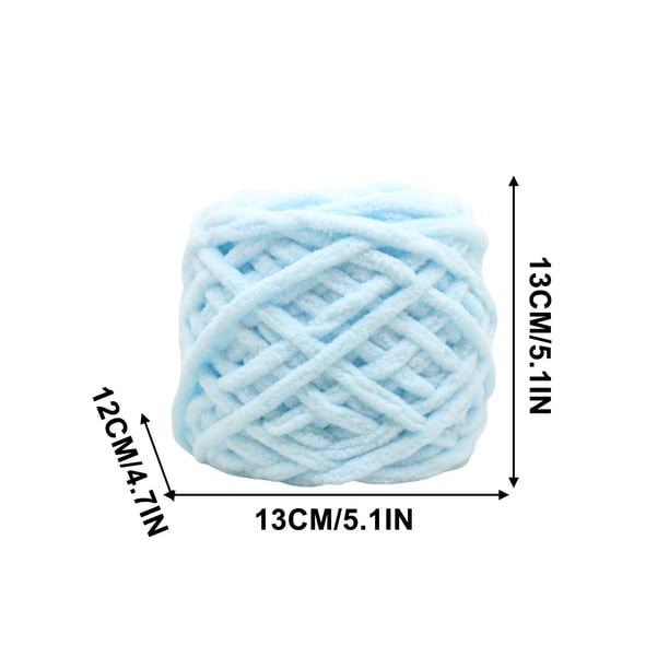 Hilo para el Ganchillo Mano Tejido Hilo de Helado Grueso, Mano Tejido Suéter de Ganchillo Diy, Hilo de Muñeca, Segmentado de Teñido de Bufanda Hilo de Ganchillo para el Ganchillo