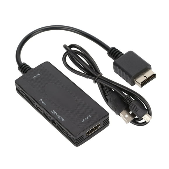 For  Converter, Stable Game Console Adapter AV Synchronization Professional Dual Resolution  For PS3 For PS1