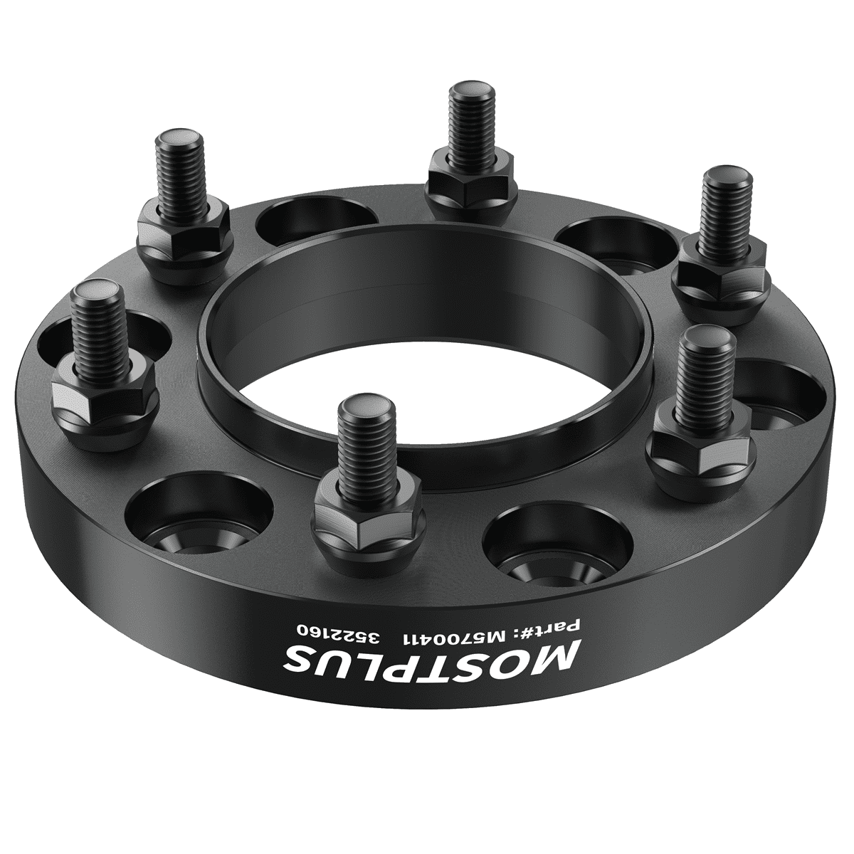 MOSTPLUS 4PCS 1" 6x5.5" Wheel Spacers M12x1.5 for Toyota Tacoma Hummer Chevy Colorado GMC