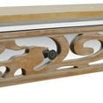 thumbnail image 5 of DecMode 32" x 47" Brown Wood Farmhouse Console Table, 5 of 9