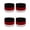 Black Dark Red White Egypt Flag, variant on Couver Unisex Cotton Terry Wrist Sweatbands, 2-Pairs, St Patrick Theme, 2.5-Inch, Green