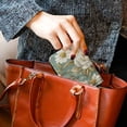 thumbnail image 6 of PU Leather Zip Card Holder Women's Card Case Zipper Card Case Compact & Lightweight Vintage Floral Pattern, 6 of 7