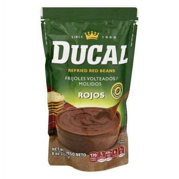 Ducal Refried Red Beans, 8 oz