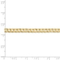 thumbnail image 4 of 14K Yellow Gold 4.5mm Open Concave Curb Chain, 4 of 4