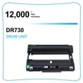 thumbnail image 2 of Cool Toner Compatible Drum Unit Replacement for Brother DR-730 use in DCP-L2550DW MFC-L2710DW HL-L2390DW MFC-L2750DW HL-L2370DWXL HL-L2370DW MFC-L2750DWXL(Black, 3-Pack), 2 of 8