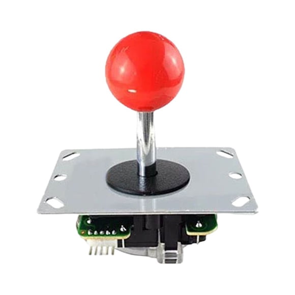 Sidaley Máquina de juegos Rocker, accesorios de Arcade, juegos expendedores, función de palanca, consola, Joystick, herramienta DIY, Push Videojuegos y accesorios Rojo
