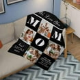 thumbnail image 4 of Custom Photo Collage Blanket for Family, Customized Bed Blanket with 10 Pictures & Text for Best Friends Kids Personalized Your Own Photos on Throw Blanket for Birthday Memorial Gifts A Blankets, 4 of 5