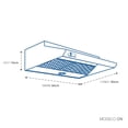 thumbnail image 4 of Campana Sanaire de 80 cm Negra Mod. Cn, 4 of 4