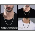 thumbnail image 4 of ChainsHouse Necklaces for Men Rolo Box Link Chain 14K Gold Plated Hip Hop Chain Necklaces for Boyfriends Birthday Valentine's Day Gift, Width 4/6mm, 14" 18" 20" 22" 24" 26" 28" 30" Length,Gift Box, 4 of 9
