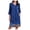 Mz584, variant on Ekouaer Zipper Robes for Women 3/4 Sleeves Housecoat Soft Nightgowns Sleepwear Mumu House Dresses with Pockets S-XXL