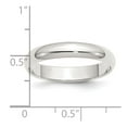 thumbnail image 5 of 925 Sterling Silver 4mm Half Round Band Ring Size 11.5, 5 of 6