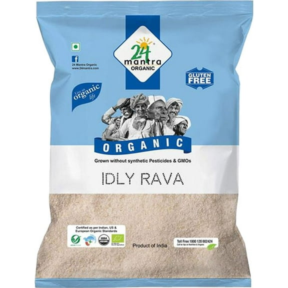 24 Mantra Organic Idli Rava (Cream of Rice) - 2 lbs