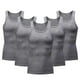 thumbnail image 2 of Penkiiy Camisas sin mangas de compresión de 5 paquetes para hombres, camiseta de entrenamiento de gimnasio deportiva, 2 of 5