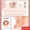 thumbnail image 2 of Tiras de uñas de Gel semicuradas, parches deslizantes, adhesivos impermeables de larga duración, cubierta completa, necesita lámpara UV, 1 hoja, 2 of 4