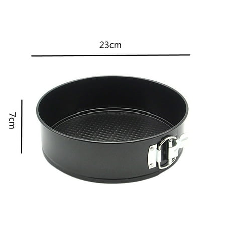 9Inch Round Baking Tray for Cake Durable Heavy Carbon Steel Material with Activity Lock