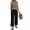 leopard print, variant on WIHOLL Two Piece Set for Women Summer Sleeveless Crewneck Lounge Top Wide Leg Drawstring Pants With Pockets Vacation Travel Outfits