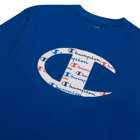 Champion Big and Tall Shirts for Men – Crewneck Big and Tall T Shirt Graphic Tee