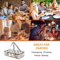 thumbnail image 5 of Numjaw Casserole Carrier for Hot or Cold Food,Insulated Casserole Travel Carry Bag,Pie Carrier,Casserole Dish With Lid and Carrying Case,Food Warmer Bag for Party/Picnic, 5 of 8