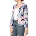 thumbnail image 4 of Allegra K Women's Open Front Floral Print Blazer, 4 of 6