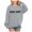 001 Grey, variant on Girls Sweatshirt Letter Sweatshirts for Teen Girls Crewneck Oversized Sweatshirt Kids Fashion Long Sleeve Pullover Tops Kaprioy Girls Sweatshirt