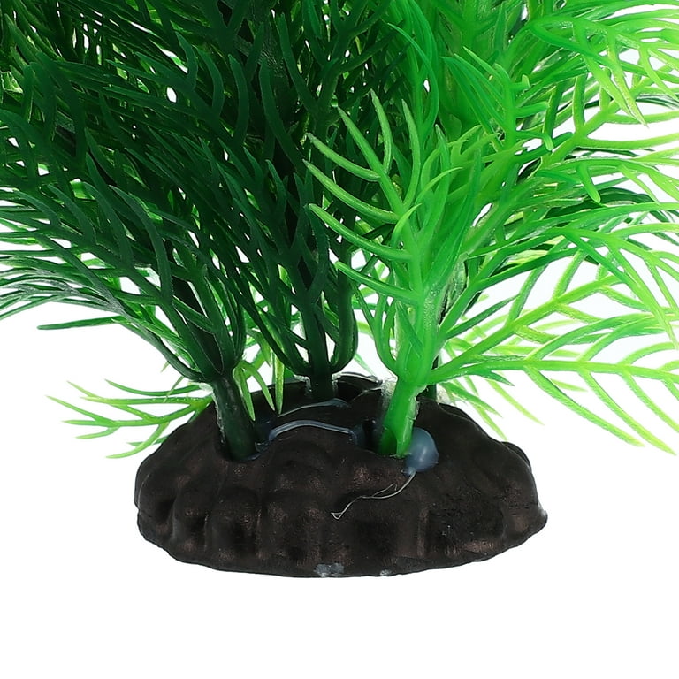 Unique Bargains 20 Pcs Aquarium Artificial Plants for Goldfish Tank Decor Green 1.97 inch, Size: 5cm/1.97 inch(H)